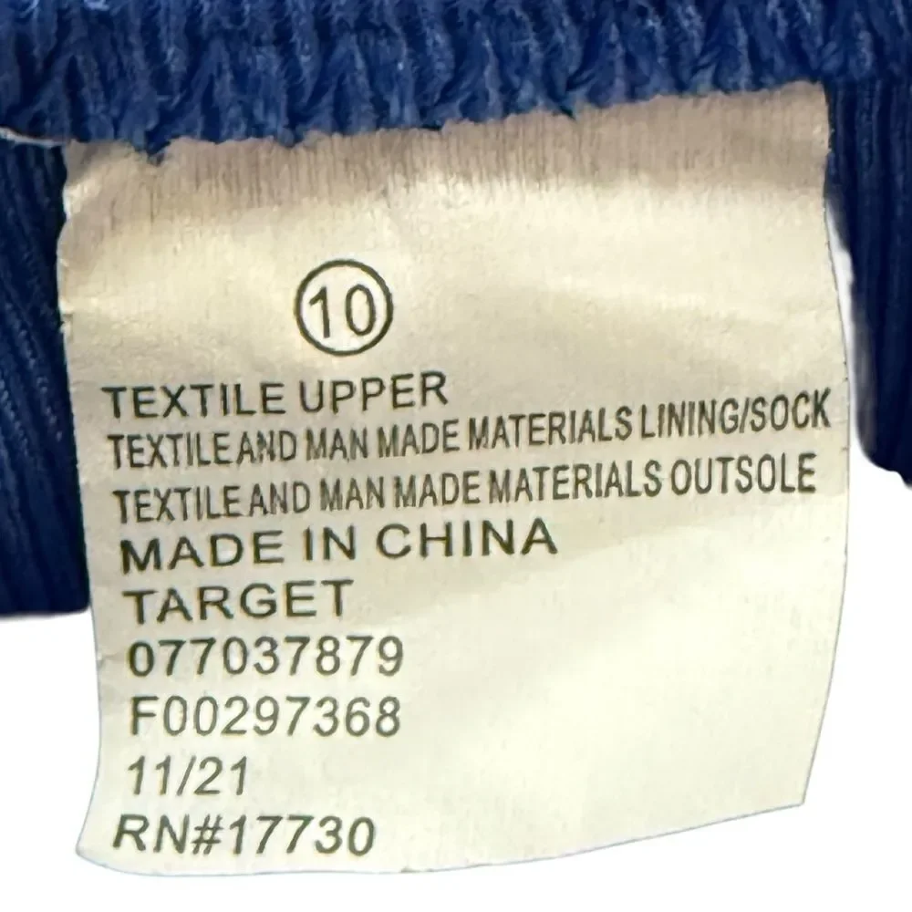 Cat & Jack Boys Kids Blue Velcro Water Shoes. Toddler 10.